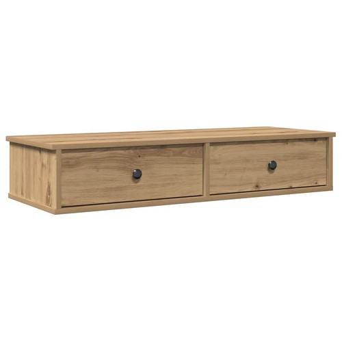 Wall shelf with drawers - with,