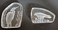 2 x vintage Wedgwood Cut