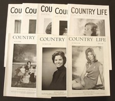 9 COUNTRY LIFE MAGAZINES
