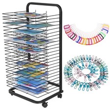 25-Shelf Art Drying Rack