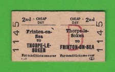 Railway Ticket ~ BR(E) 2nd