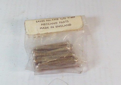 Pack meccano 28mm long - pack, 12