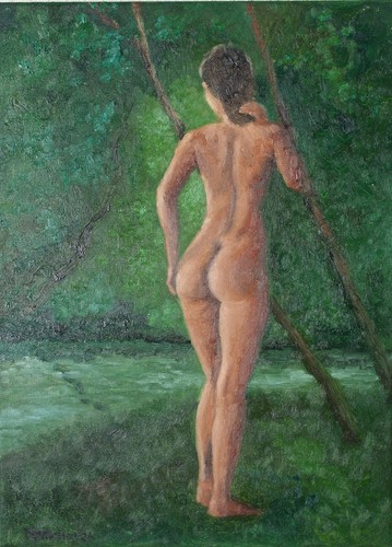 Nude girl bather female - nude,