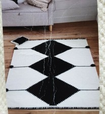 Next Chester Pom Rug Wool