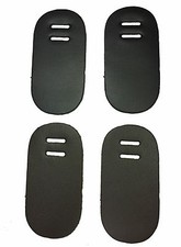 Genuine Kent And Masters Saddle Leather Buckle Guards 1 Pair Brown Or Black DIY