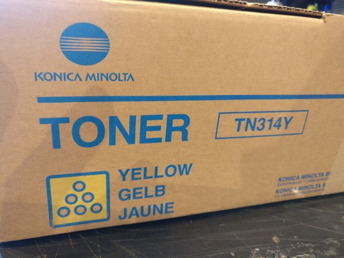 Genuine konica minolta tn314y - genuine,