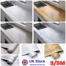 Oak Wood Effect Vinyl Wallpaper Self Adhesive Cupboard Worktop Wrap Film Sticker