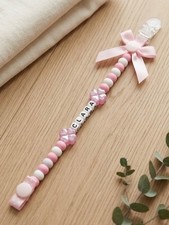 Personalised Baby Dummy Clips