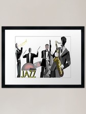 Smooth Jazz Framed Art Print