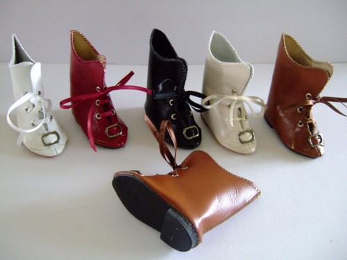 Antique jumeau doll shoes - jumeau,