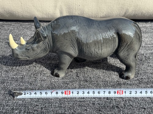 Melba ware ceramic rhino - ware,