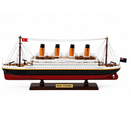 Rms titanic wooden ship model - ship,