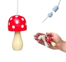 Hand Painted Wooden Toadstool