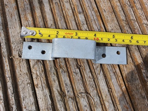 Galvanised elongated keep - elongated, for