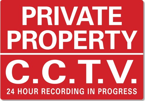 Metal sign private property - sign,