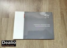 NISSAN SERVICE BOOK STAMPED GENUINE COVERS ALL MODELS QASHQAI JUKE MICRA NOTE