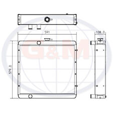 Radiator for KUBOTA Lawn Mower