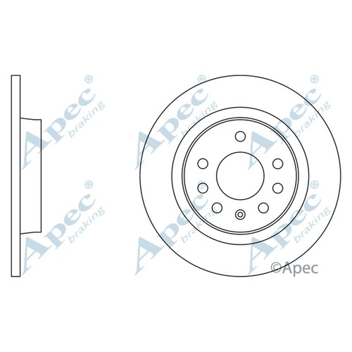 Brake discs solid for saab - for,