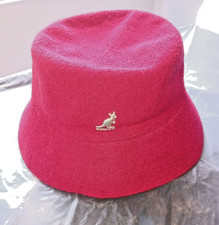Retro Classic Kangol Bermuda Red Bucket Hat Size Large - X-Large - Unisex Adults