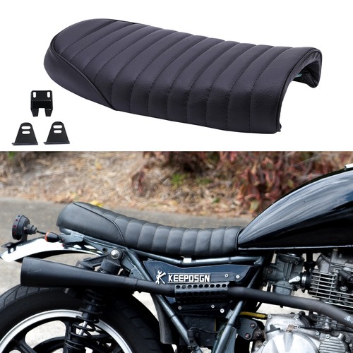 Leather flat cafe racer - cafe,