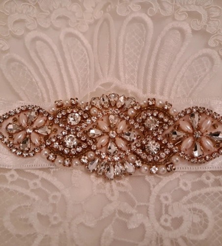 Beautiful rose gold - , belt