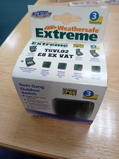 Timeguard Extreme Weatherproof  Outdoor Twin Gang 2-Way Switch TGVL02