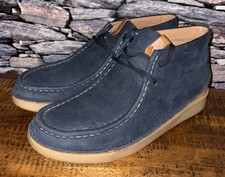 Clarks Oakland Mid Mens Blue