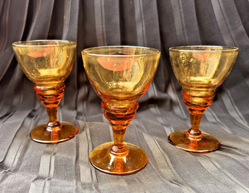 Set vintage art deco amber - set,