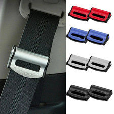 2PCS Car Safety Seat Belt Buckle Clip Seatbelt Stopper Adjuster Clip Seat UK