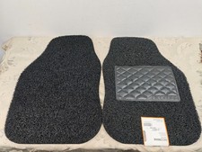 Nicoman Universal Car Floor Mat Spaghetti Coiled Non-Slip PVC Rubber Heavy Duty 