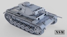 WWII German Panzer III Ausf L Tank Various Scales Historical Wargaming