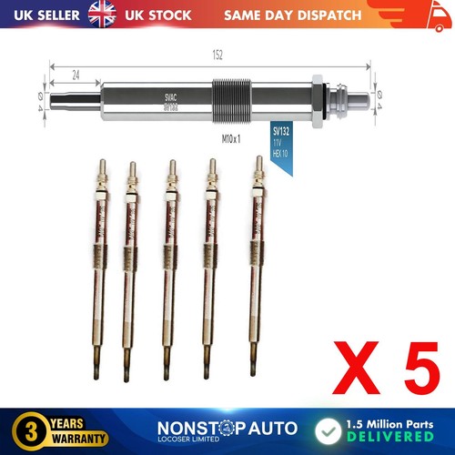 Glow plugs for ssangyong - 5x,