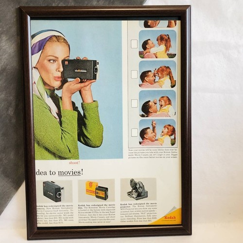 Advertisement 60s framed - framed, life