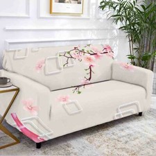 Pink Vase Help Sky Stretch Sofa Cover Lounge Couch Slipcover Recliner Protector