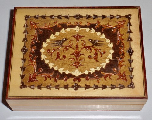 Vintage italian inlaid wooden - italian,