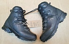 Haix German Army SF Issue Black Leather GoreTex Vibram Combat Boots 8 UK #845