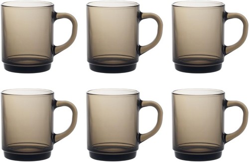 Brown glass latte - x,