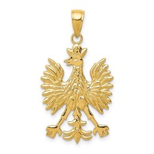 10k Yellow Gold Eagle Pendant
