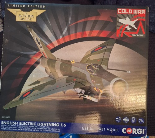 Corgi aviation lightning - aviation,