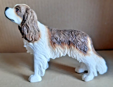 Vintage - King Charles Spaniel figurine dog, resin, ornament,