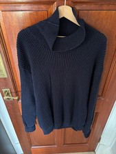 Orvis Turtleneck Sweater Mens Size Large Blue Heavyweight