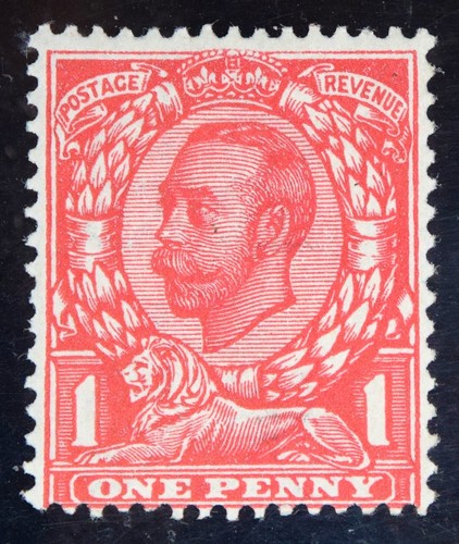 Sg345a 1912 kgv - 1912, scarlet