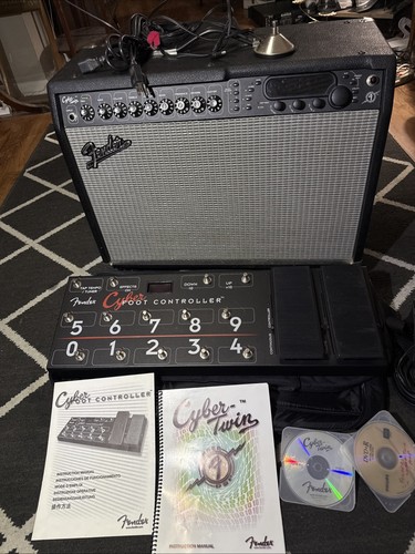 Fender cyber twin amp with - amp,