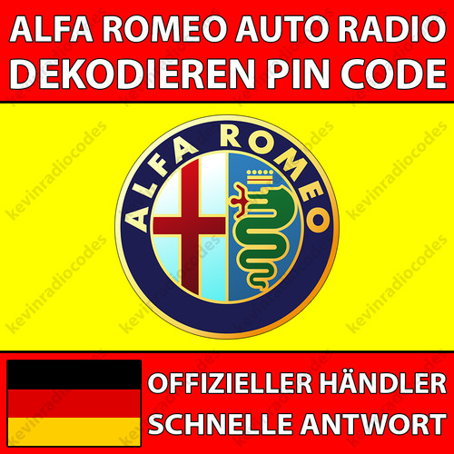Alfa romeo radio decoding - ✅alfa,