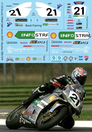 Decals for ducati - 1/12, 996