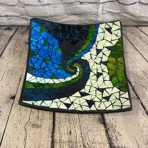 30cm blue green swirl - blue,