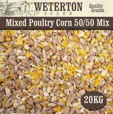 20kg Poultry Corn Feed – 50/50 Mix for Hens and Ducks – Balanced Daily Diet