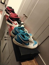 3 pairs of Nike trainers 8.5 -