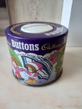 Vintage Cadburys Buttons Money Box Tin 58g (Empty)