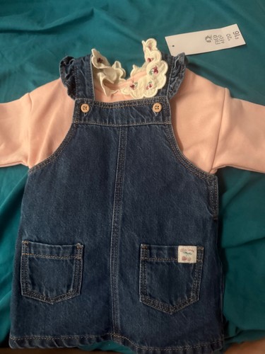 Baby months denim dress - months,